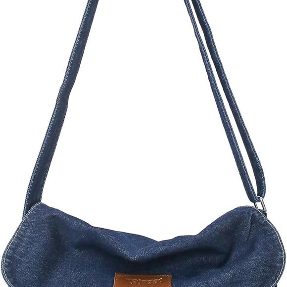 Y2K Blue Jean Purses for Women Denim Purses and Handbags